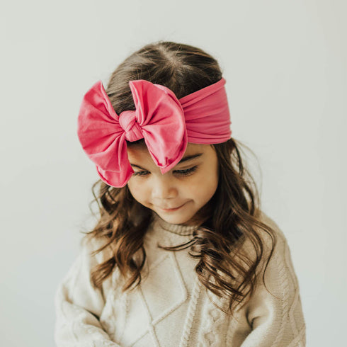 fab-bow-lous®-hot-pink Baby Bling Bows clips headbands - Sophia's Style-
